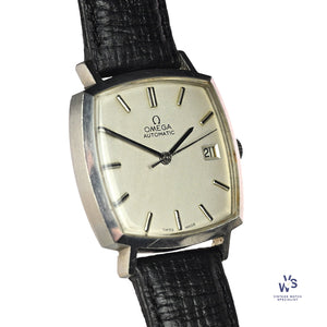 Omega Automatic Square Case - Model 162.0042 - c.1972 - Vintage Watch Specialist