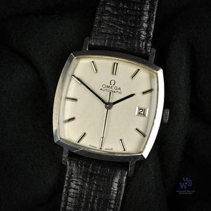 Omega Automatic Square Case - Model 162.0042 - c.1972 - Vintage Watch Specialist