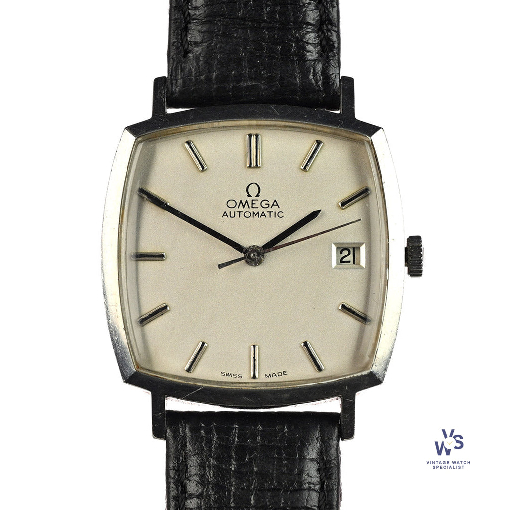 Omega Automatic Square Case - Model 162.0042 - c.1972 - Vintage Watch Specialist