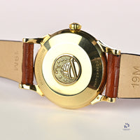 Omega Constellation - 14k Gold Reference 2852-2853 SC - with Gold Omega Pin Buckle - c.1950s - Vintage Watch Specialist