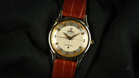 Omega Constellation - 14k Gold Reference 2852-2853 SC - with Gold Omega Pin Buckle - c.1950s - Vintage Watch Specialist