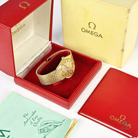 Omega Constellation 18k - Milanese Mesh Bracelet - c.1966 - Original Box and Purchase Receipt - Vintage Watch Specialist