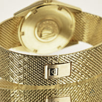 Omega Constellation 18k - Milanese Mesh Bracelet - c.1966 - Original Box and Purchase Receipt - Vintage Watch Specialist