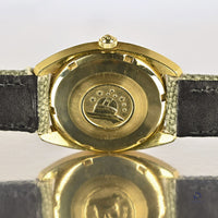 Omega Constellation C Case - Model Ref: 168.027 18K Gold Solid Linen Textured Dial 1969 Vintage Watch Specialist