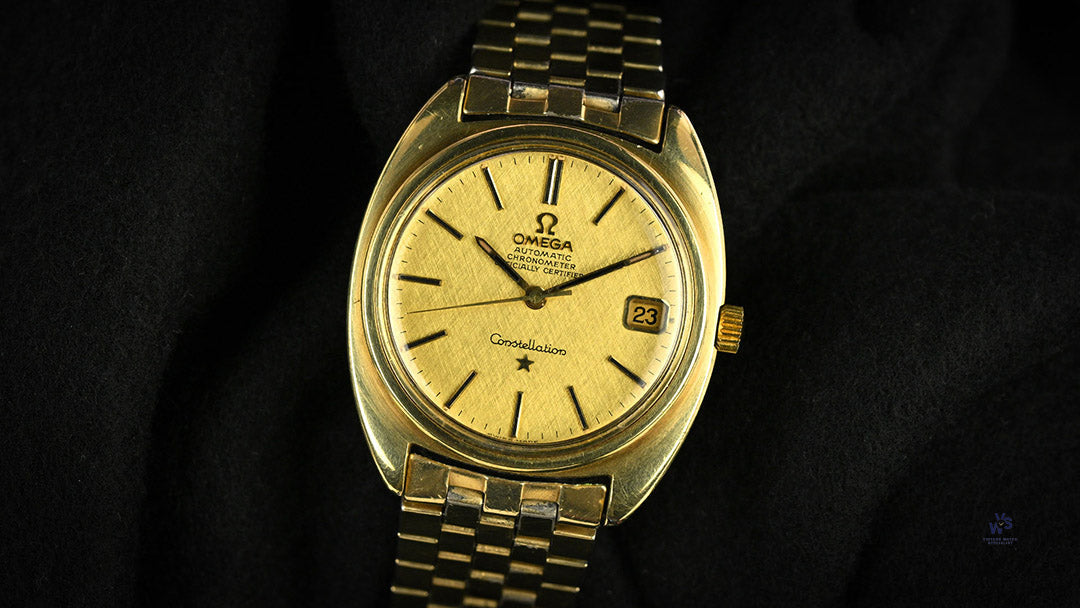 Omega Constellation - Gold Plated - 168.017 - 1974 with Box and