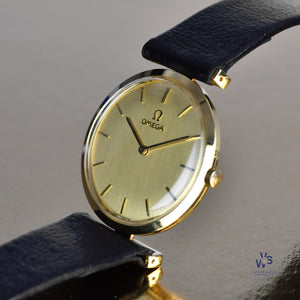 Omega De Ville - An 18k Gold Dress Watch with T-Bar Lugs - Calibre 620 - c1968 - Vintage Watch Specialist