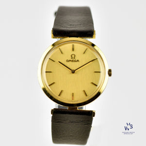 Omega De Ville - An 18k Gold Dress Watch with T-Bar Lugs - Calibre 620 - c1968 - Vintage Watch Specialist