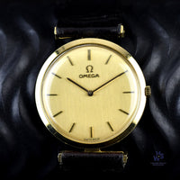 Omega De Ville - An 18k Gold Dress Watch with T-Bar Lugs - Calibre 620 - c1968 - Vintage Watch Specialist
