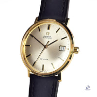Omega De Ville Automatic Date - Model Ref: 166.033 14K Gold c.1968 Vintage Watch Specialist