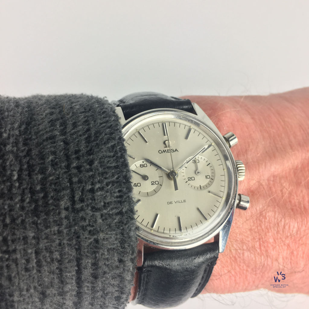 Omega De Ville Chronograph - White Dial c.1969 Model Reference: 145.017 Vintage Watch Specialist