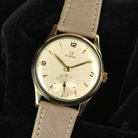 Omega - Denison Case - 9ct Gold - Dress Watch with Box - c.1947 - Vintage Watch Specialist