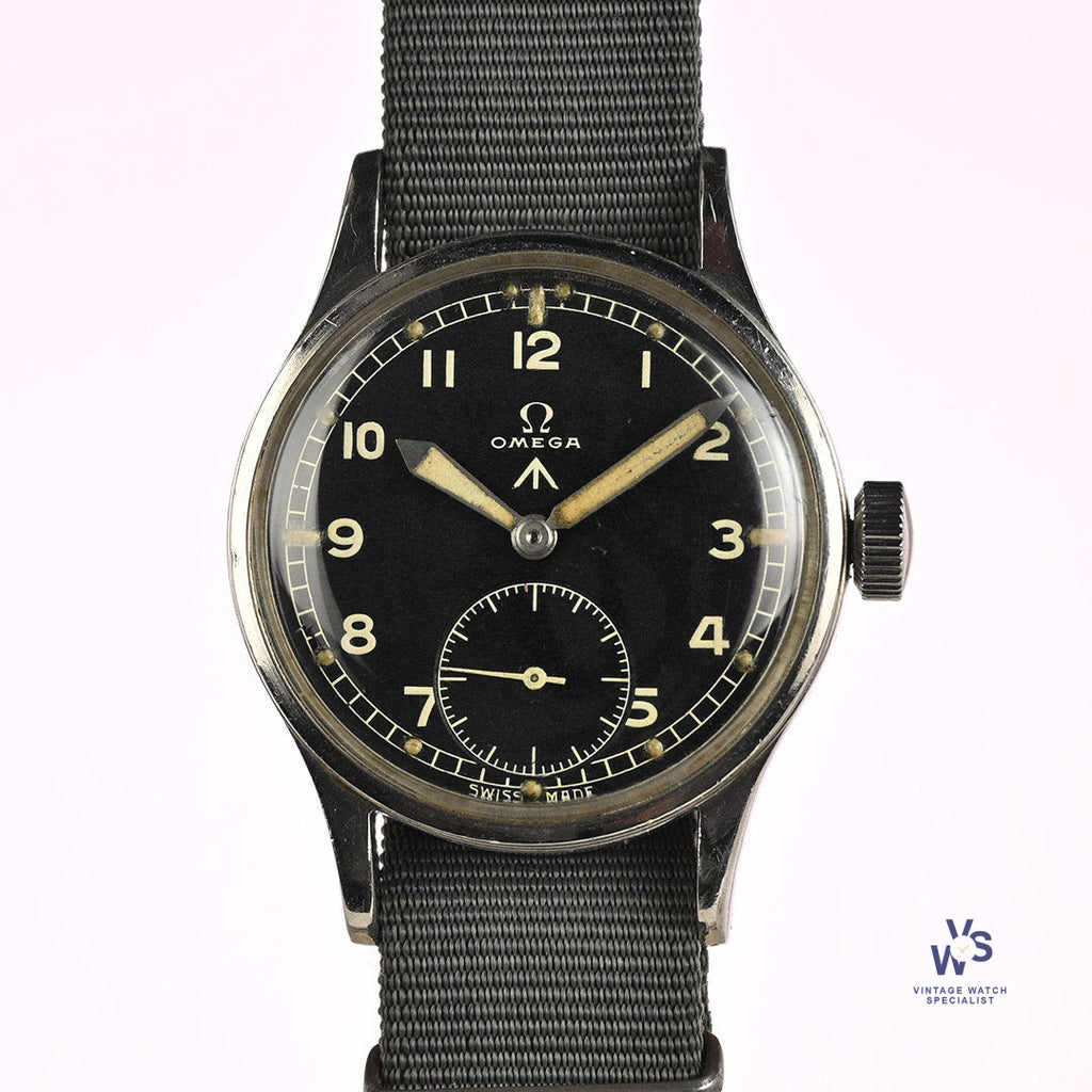 Omega Dirty Dozen - WW2 British Military Issued Soldiers Watch - c.1944 - Vintage Watch Specialist