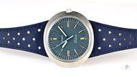 Omega Dynamic Manual Wind Blue Dial - New Old Stock Condition - Model Ref: ST135.033 - c.1969 - Vintage Watch Specialist