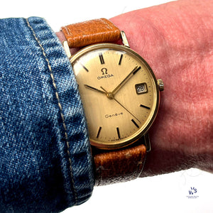 Omega Geneve 9ct Gold Model Ref: 331/25410 Shackman Case c.1970 Vintage Watch Specialist