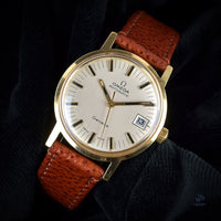 Omega Geneve Automatic Calendar in 18k Yellow Gold - Model 166.070 c.1969 Vintage Watch Specialist