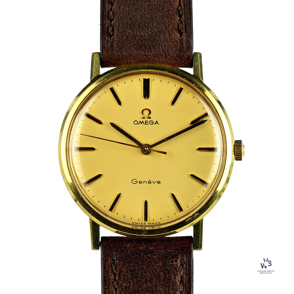 Omega Geneve Gold Plated Dress Watch - Reference 131.019 - c.1968 - Vintage Watch Specialist