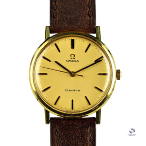 Omega Geneve Gold Plated Dress Watch - Reference 131.019 - c.1968 - Vintage Watch Specialist