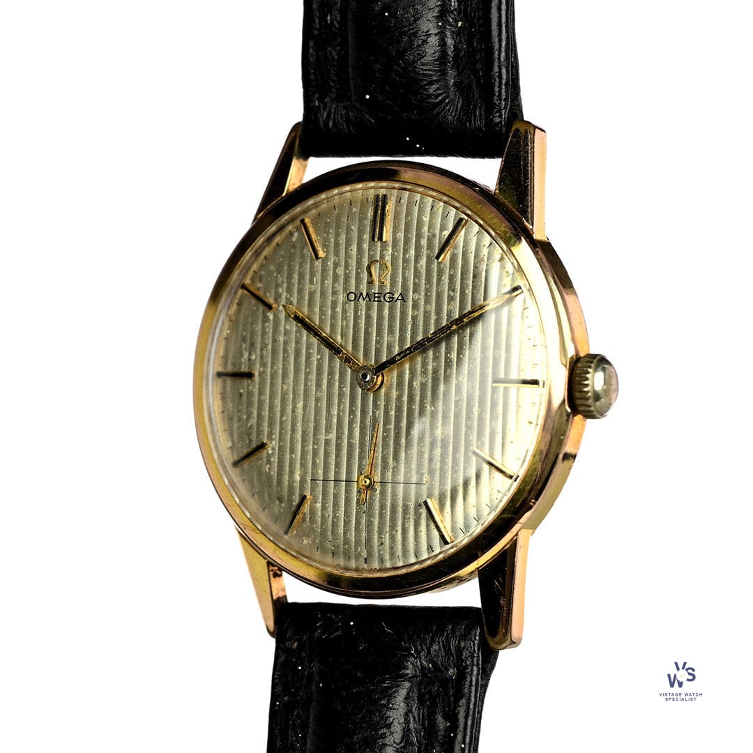 Omega Gold Plated Dress Watch - Ribbon Dial - Model Ref: 121.001