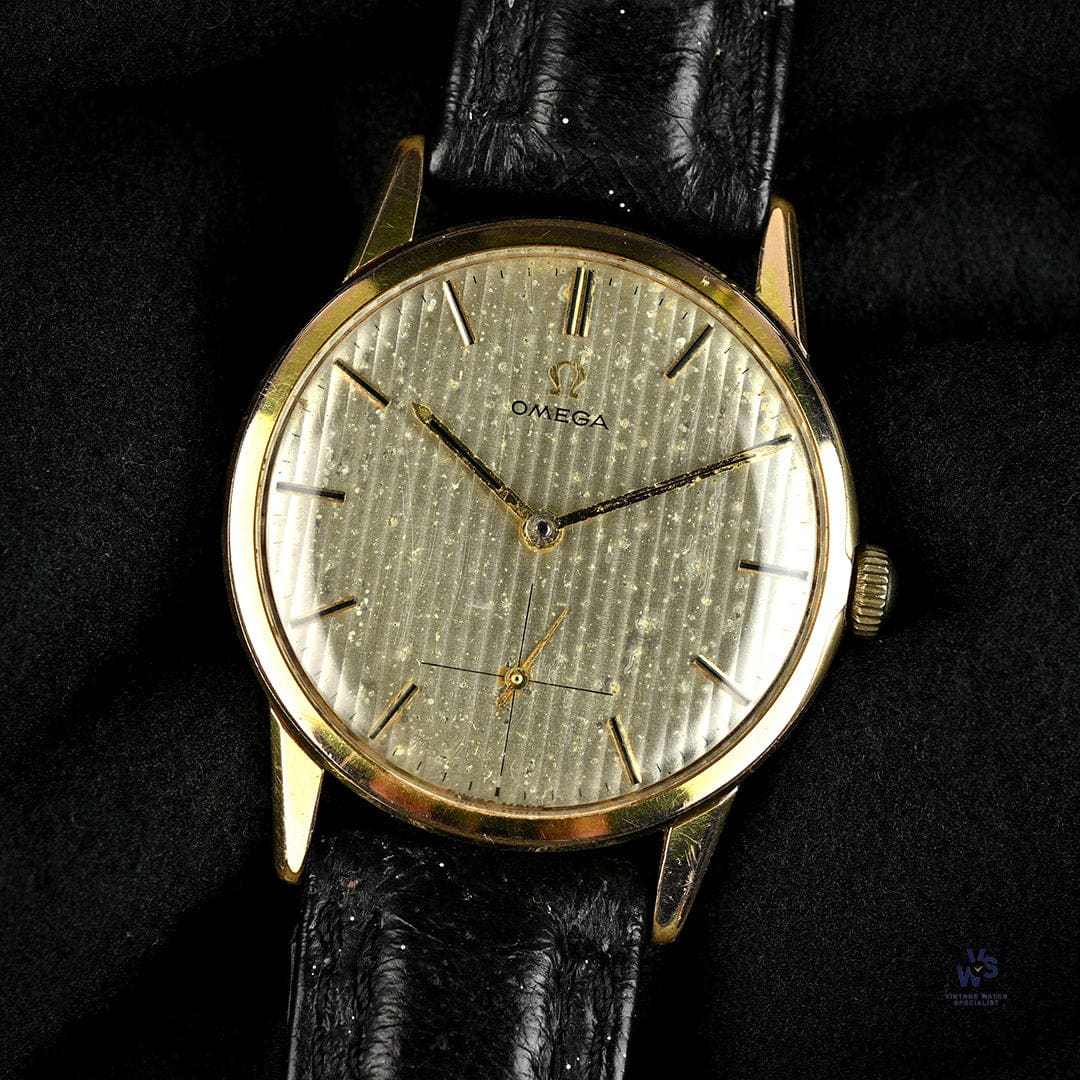 Omega Gold Plated Dress Watch - Ribbon Dial - Model Ref: 121.001