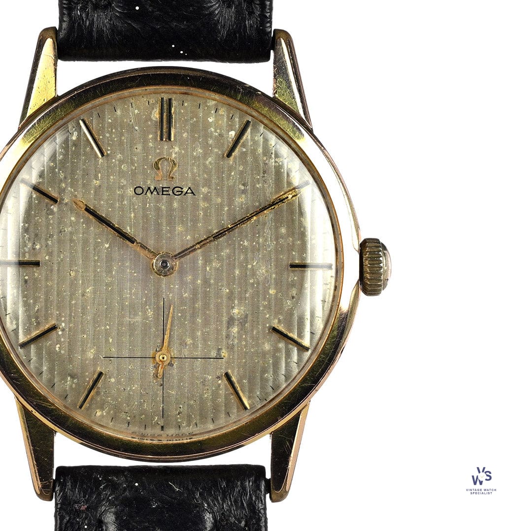 Omega Gold Plated Dress Watch - Ribbon Dial - Model Ref: 121.001