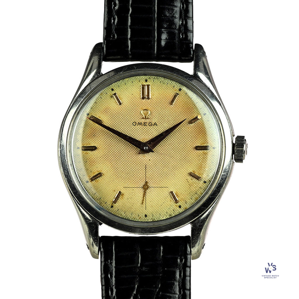 Omega Honeycomb Dial Vintage Watch Specialist