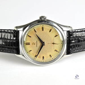 Omega Honeycomb Dial Vintage Watch Specialist