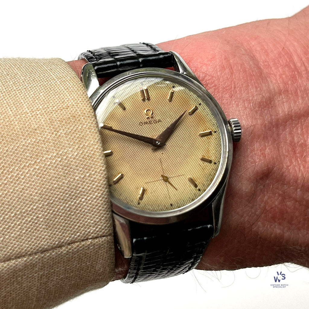 Omega Honeycomb Dial Vintage Watch Specialist