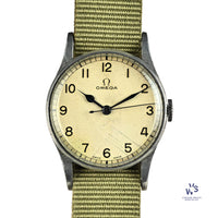 Omega Military Issued H.S.8 Pilots Watch - Original Condition - 1940s - Vintage Watch Specialist