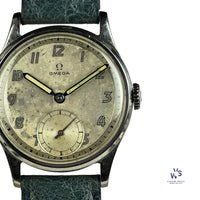 Omega Military Styled Radium Dialed Watch - Vintage Watch Specialist
