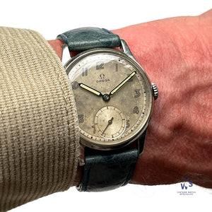 Omega Military Styled Radium Dialed Watch - Vintage Watch Specialist