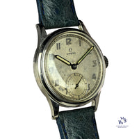 Omega Military Styled Radium Dialed Watch - Vintage Watch Specialist