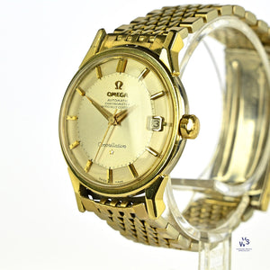 Omega Pie Pan Constellation - Gold Capped Case Model Ref: 168.005 c.1966 Vintage Watch Specialist