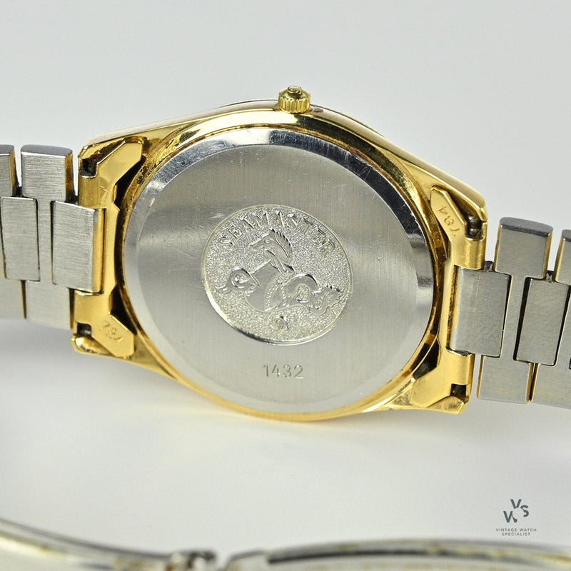 Omega Quartz Seamaster Date - Gold Capped - Model Ref: 196.0269 - c.1984 - Vintage Watch Specialist
