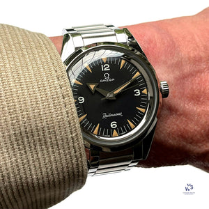 Omega Railmaster - 1957 Trilogy Heritage - New Unworn 2018 - Box & papers - Vintage Watch Specialist
