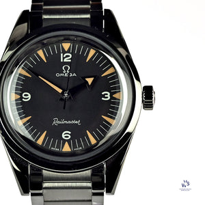 Omega Railmaster - 1957 Trilogy Heritage - New Unworn 2018 - Box & papers - Vintage Watch Specialist