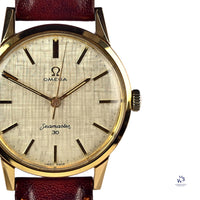 Omega Seamaster 30 - Model Ref: 135.003-62 - Linen Dial - Gold Plated - c.1960s - Vintage Watch Specialist