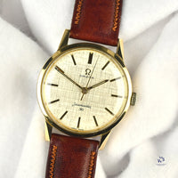 Omega Seamaster 30 - Model Ref: 135.003-62 - Linen Dial - Gold Plated - c.1960s - Vintage Watch Specialist