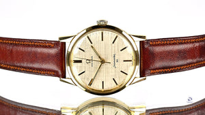 Omega Seamaster 30 - Model Ref: 135.003-62 - Linen Dial - Gold Plated - c.1960s - Vintage Watch Specialist