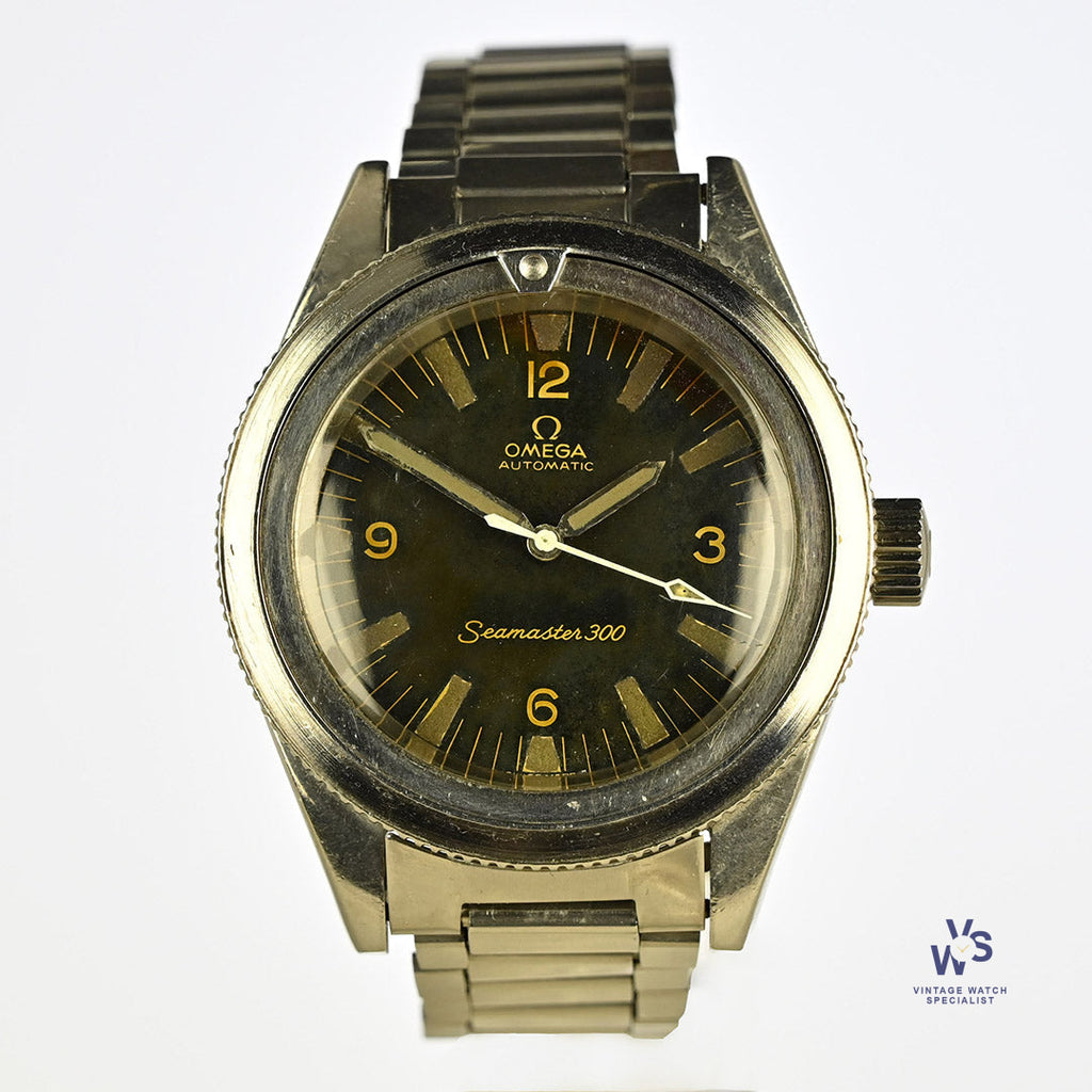 Omega Seamaster 300 Divers Watch - Model 165.014 - 63 - HF Case - Thin Bezel - c.1963 - Vintage Watch Specialist