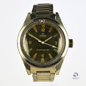 Omega Seamaster 300 Divers Watch - Model 165.014 - 63 - HF Case - Thin Bezel - c.1963 - Vintage Watch Specialist