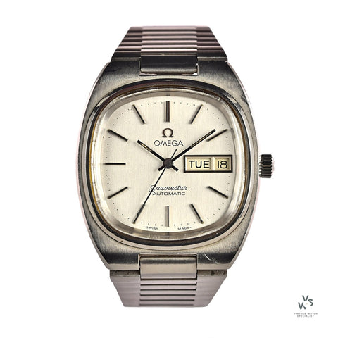 Omega Seamaster Automatic Day Date Steel T.V Case Reference 1166 Vintage Watch Specialist