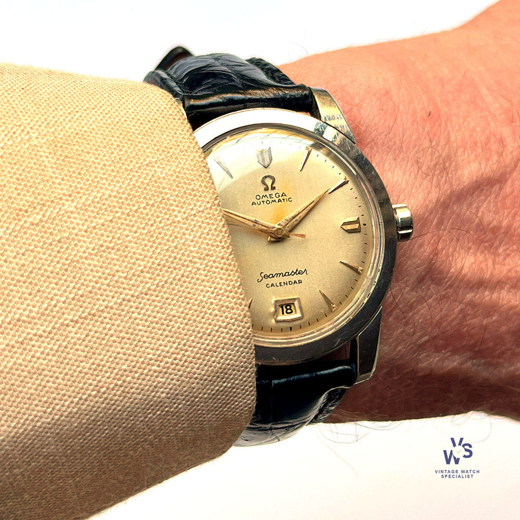 Omega Seamaster Calendar - Model ref: 2757-1Sc - c.1954 - Vintage Watch Specialist