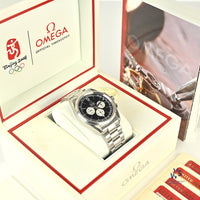 Omega - Seamaster Chronograph - Reference 221.10.42.40.01.001 - Beijing Olympics 2008 - Box & Papers - Vintage Watch Specialist