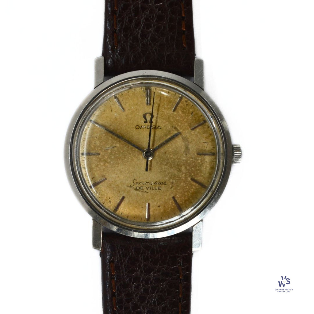 Omega - Seamaster - De Ville - Mid Size Tropical Dial - Model Reference 135.001 - c.1962 - Vintage Watch Specialist