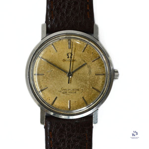 Omega - Seamaster - De Ville - Mid Size Tropical Dial - Model Reference 135.001 - c.1962 - Vintage Watch Specialist