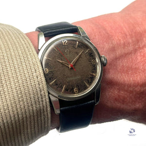 Omega - Seamaster - Model Ref: 2846-4SC - Tropical Crosshair Dial - c.1956 - Vintage Watch Specialist