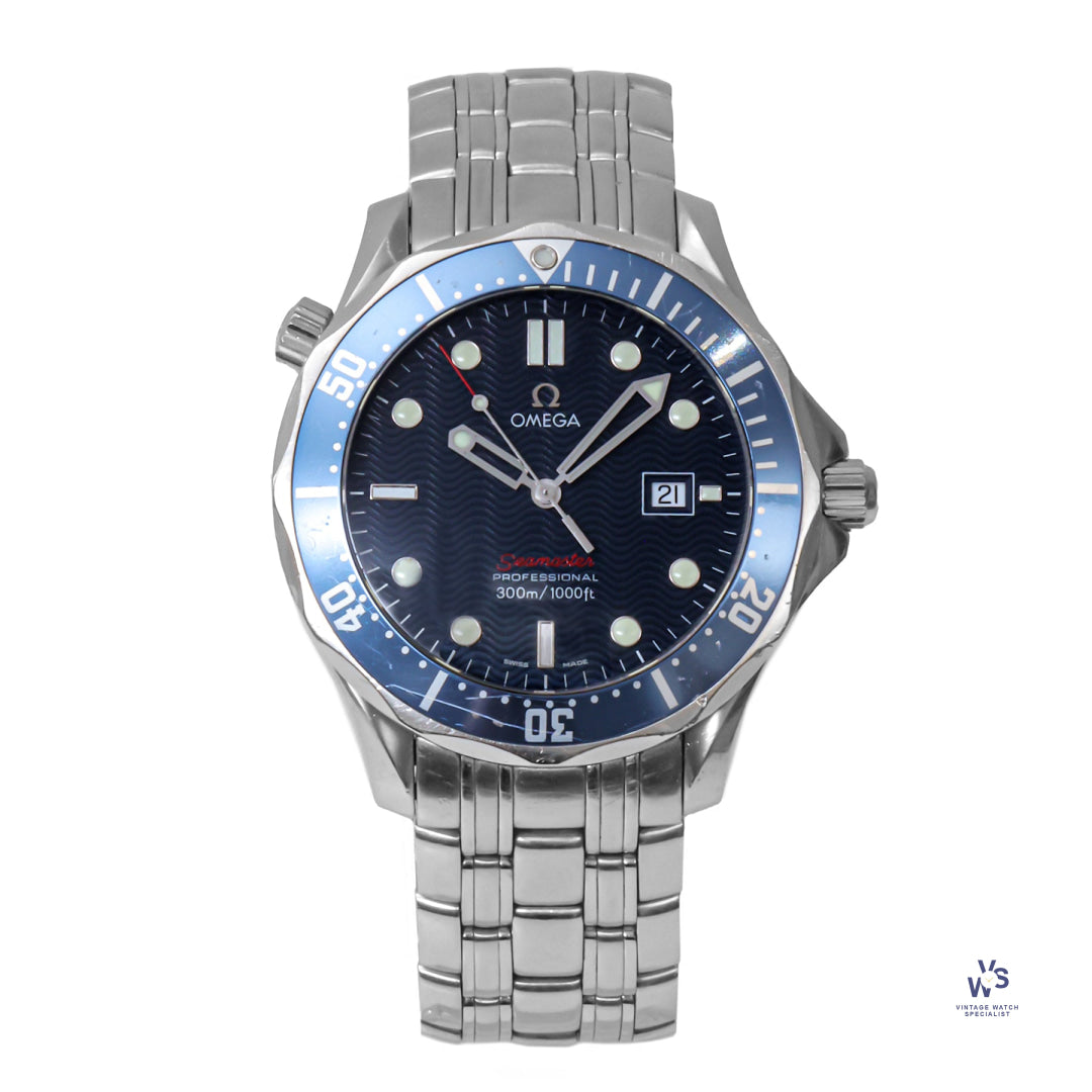 Omega Seamaster Professional - Model 196.1504 - Quartz with Blue