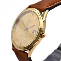 Omega - Seamaster - Quartz Calendar - Model Ref: 196.0306 - 9ct Gold - c.1985 - Vintage Watch Specialist