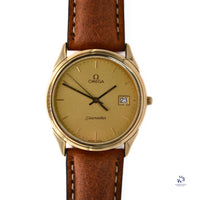 Omega - Seamaster - Quartz Calendar - Model Ref: 196.0306 - 9ct Gold - c.1985 - Vintage Watch Specialist