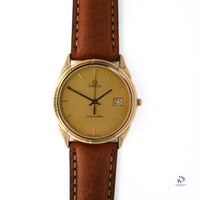 Omega - Seamaster - Quartz Calendar - Model Ref: 196.0306 - 9ct Gold - c.1985 - Vintage Watch Specialist